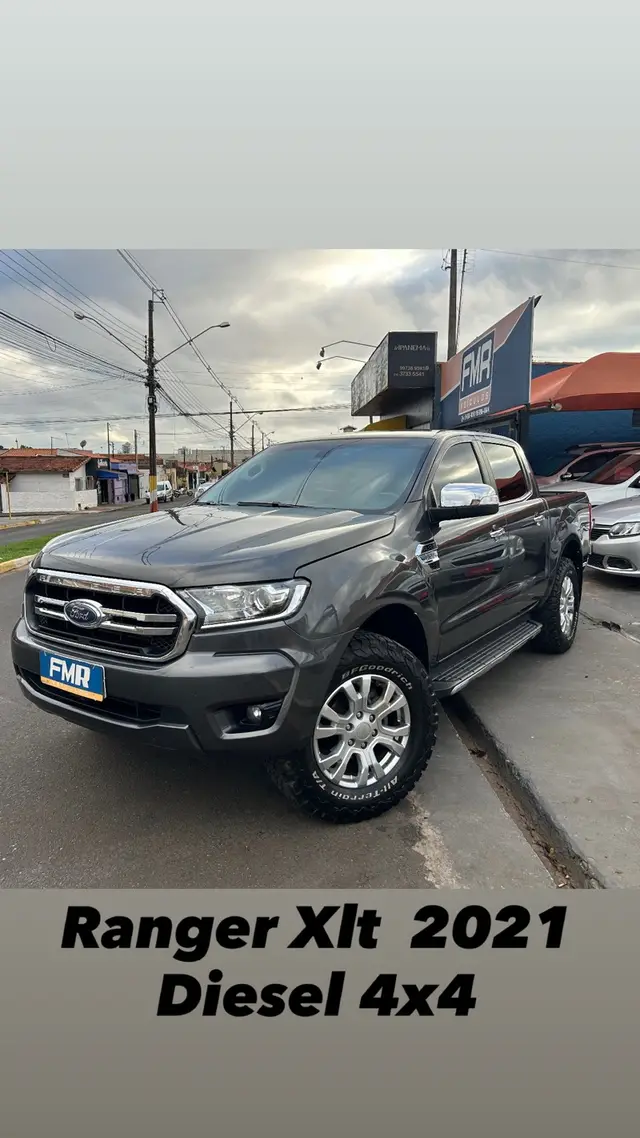 Carro Ford Ranger Cabine Dupla 2021 XLT 3.2 Turbodiesel 20V 4x4 (Aut)