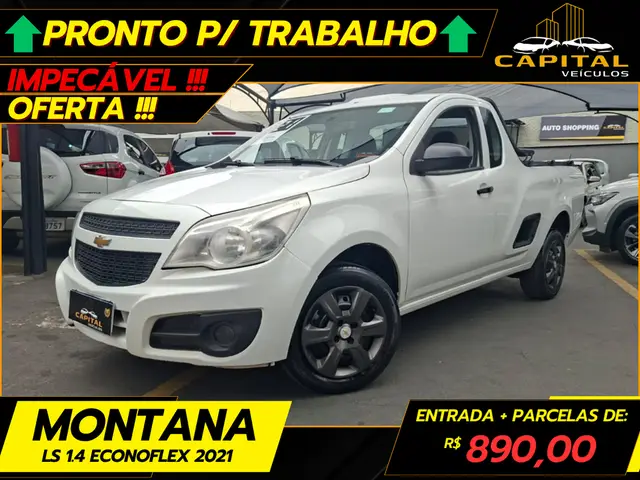 Carro Chevrolet Montana 2021 LS 1.4 (Flex)
