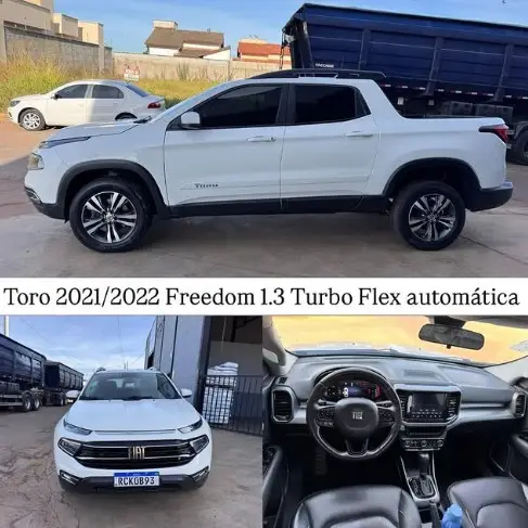 Carro Fiat Toro 2022 Freedom 1.3 turbo (Flex) (Aut)