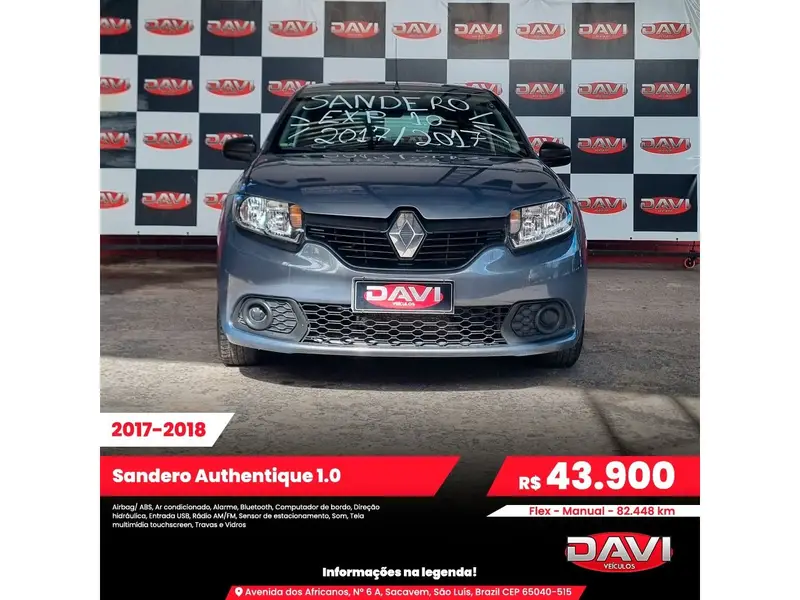 Renault Sandero Authentique 1.0 12V SCe (Flex)