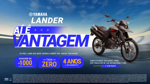 Moto Yamaha XTZ 250 Lander 2025 Connected