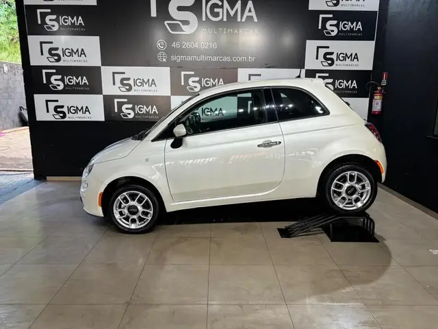 Carro Fiat 500 2014 Cult Dualogic 1.4 Evo (Flex)