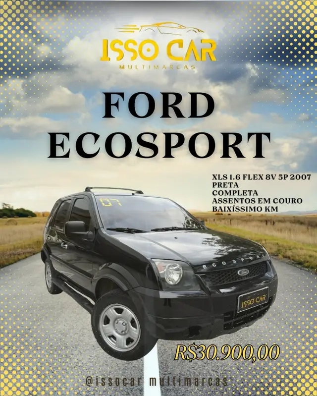Carro Ford EcoSport 2007 Ecosport XLS 1.6 (Flex)