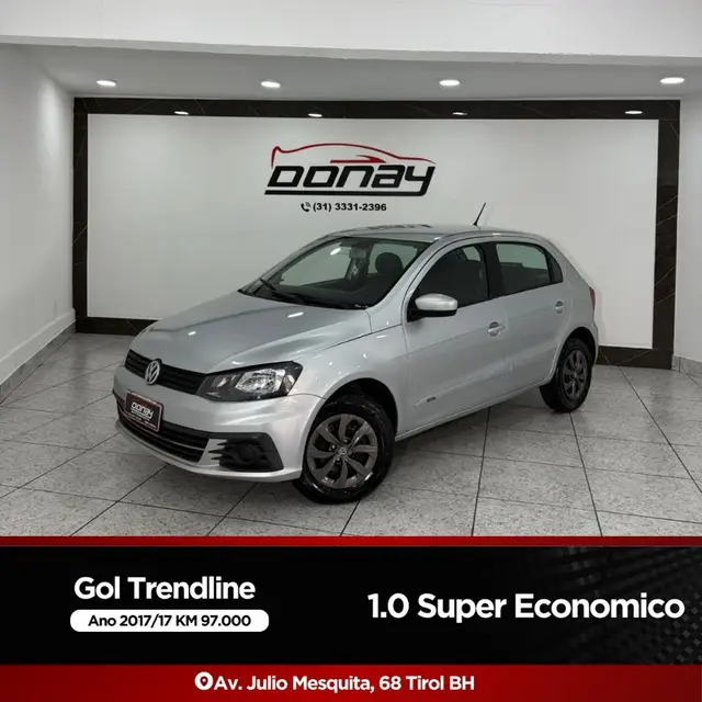 Carro Volkswagen Gol 2017 1.0 MPI Trendline 12V 5p (Flex)