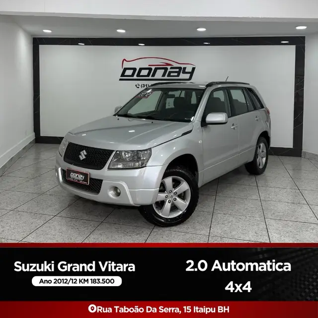 Carro Suzuki Grand Vitara 2012 4x4 2.0 16V (aut)