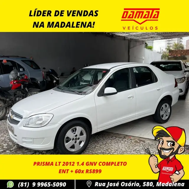 Carro Chevrolet Prisma 2012 Maxx 1.4 (Flex)