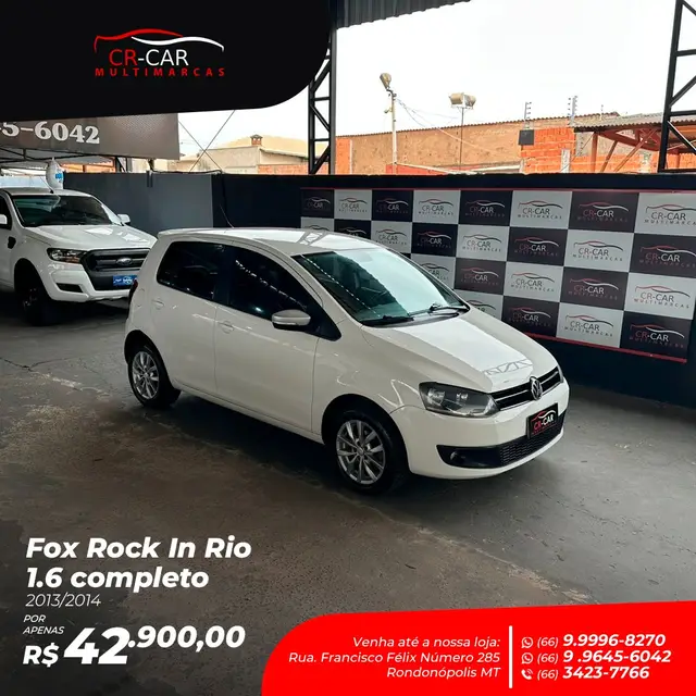 Carro Volkswagen Fox 2014 1.6 VHT Rock in Rio (Flex)