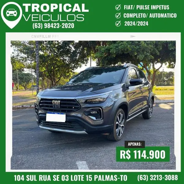 Carro Fiat Pulse 2024 Abarth Turbo 270 1.3