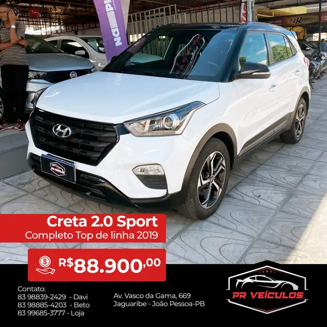 Carro Hyundai Creta 2019 2.0 Sport (Aut) (Flex)