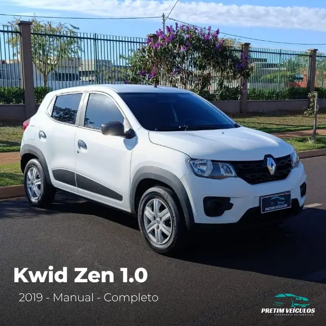 Carro Renault Kwid 2019 Zen 1.0 12v SCe (Flex)