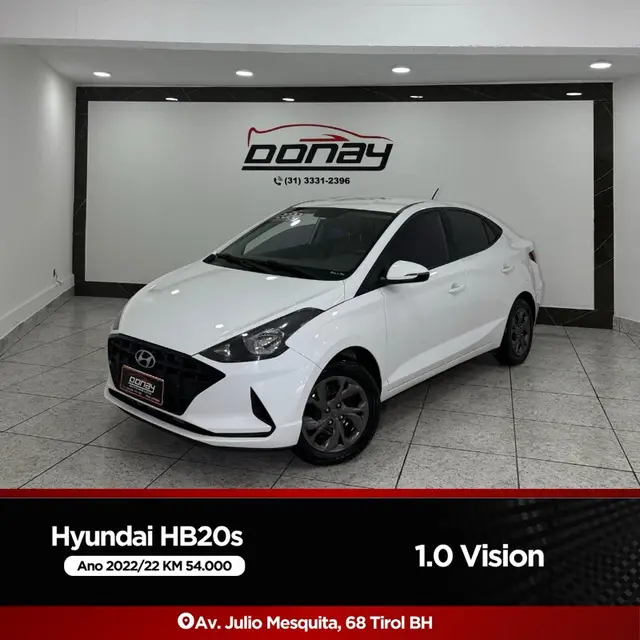 Carro Hyundai HB20S 2022 1.0 Vision (Flex)