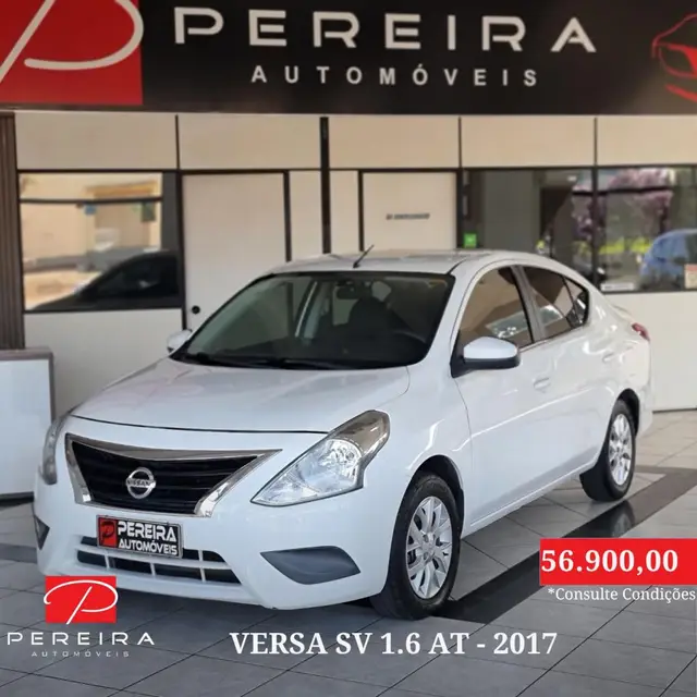 Carro Nissan Versa 2017 1.6 16V SV FlexStart CVT (Flex)