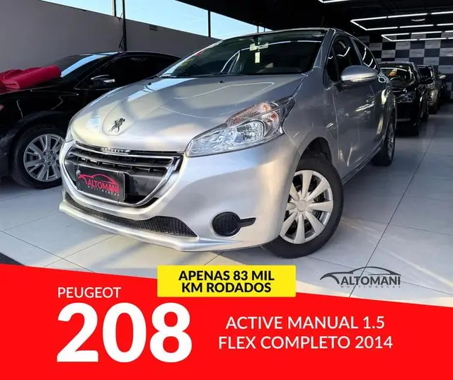 Carro Peugeot 208 2014 Active 1.5 8V (Flex)