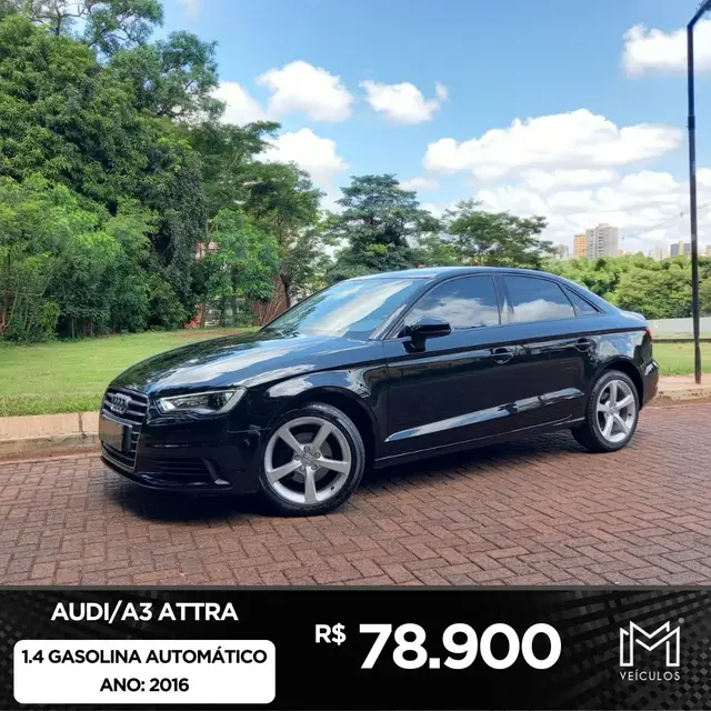 Carro Audi A3 2016 1.4 TFSI Attraction S Tronic