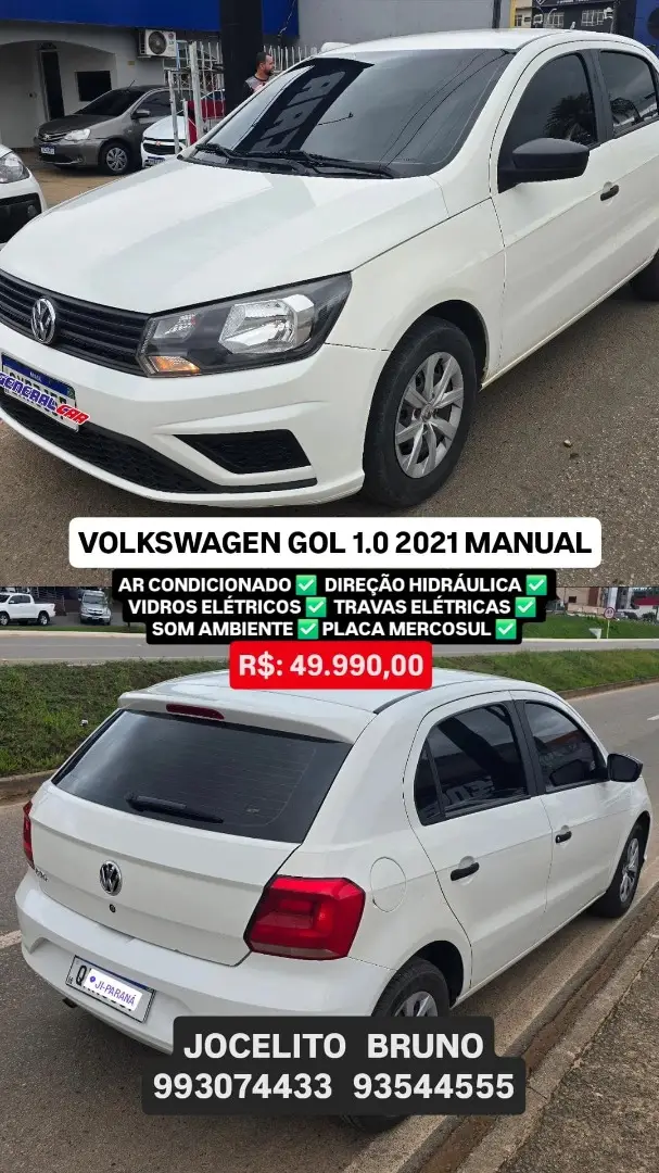 Carro Volkswagen Gol 2021 1.0 12v (Flex)