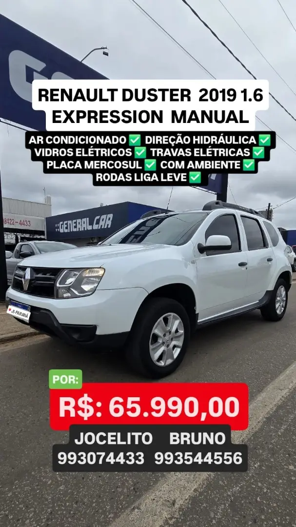 Carro Renault Duster 2019 1.6 16V Expression CVT (Flex)