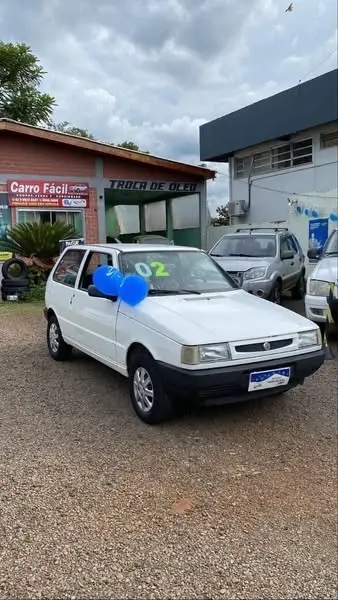 Carro Fiat Uno Mille 2002 1.0 Fire