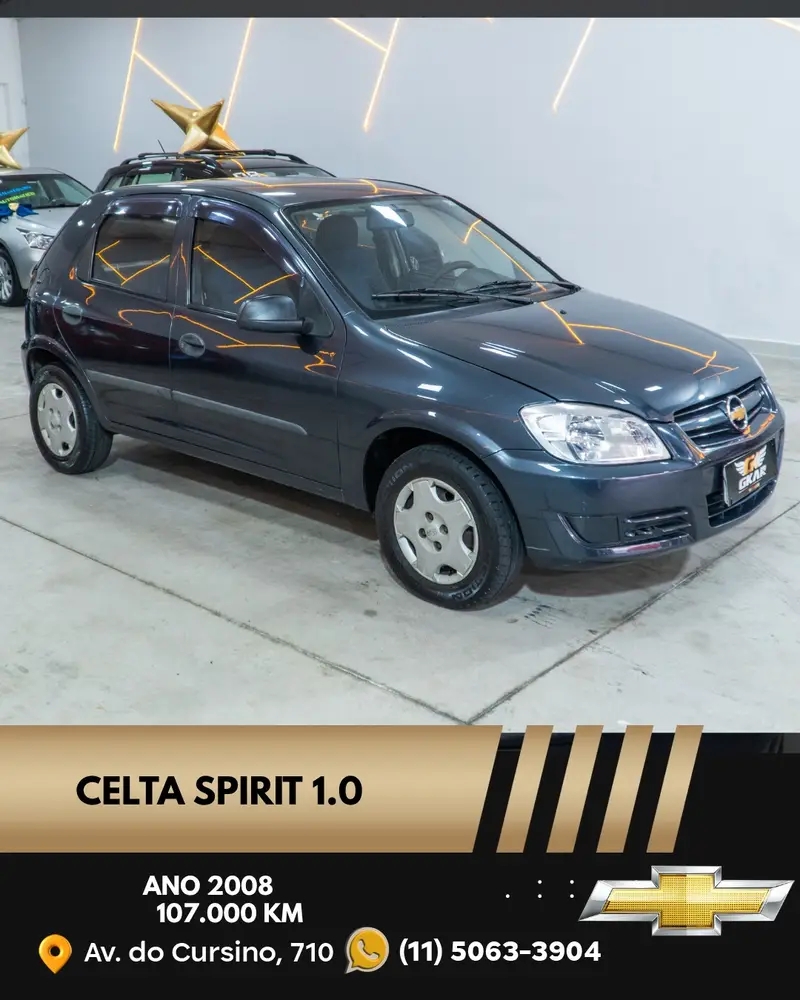 Chevrolet Celta Spirit 1.0 VHC (Flex) 4p