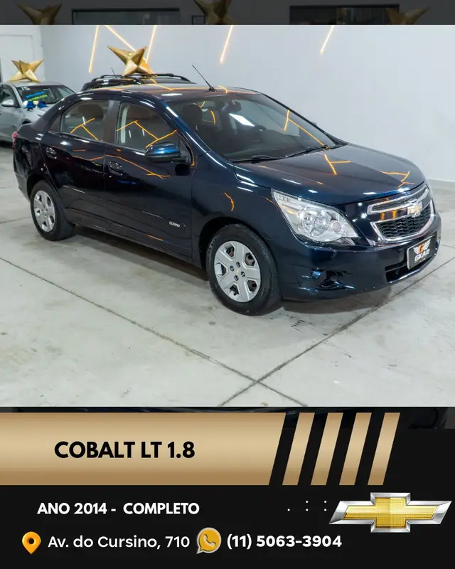 Carro Chevrolet Cobalt 2014 LT 1.8 8V (Flex)