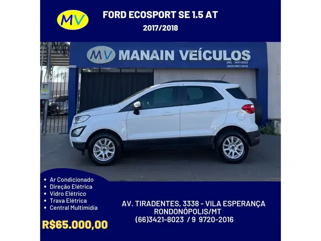 Carro Ford EcoSport 2018 SE 1.5 (Aut) (Flex)