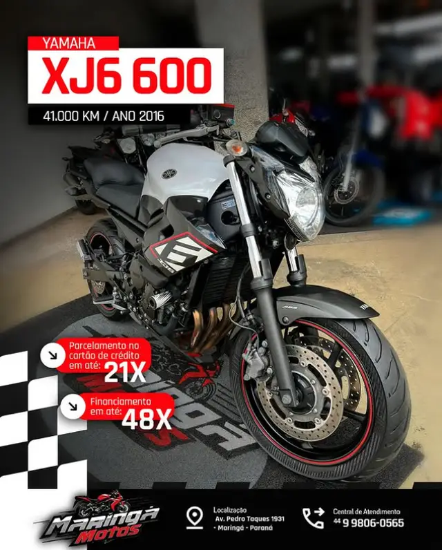 Moto Yamaha XJ6 N 2016 XJ6 N SP