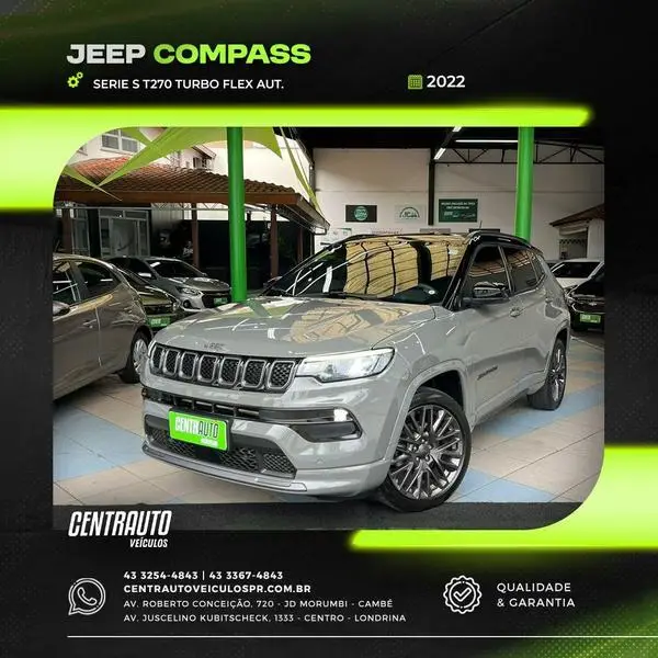 Carro Jeep Compass 2022 Série S 1.3 T270 (Aut) (Flex)