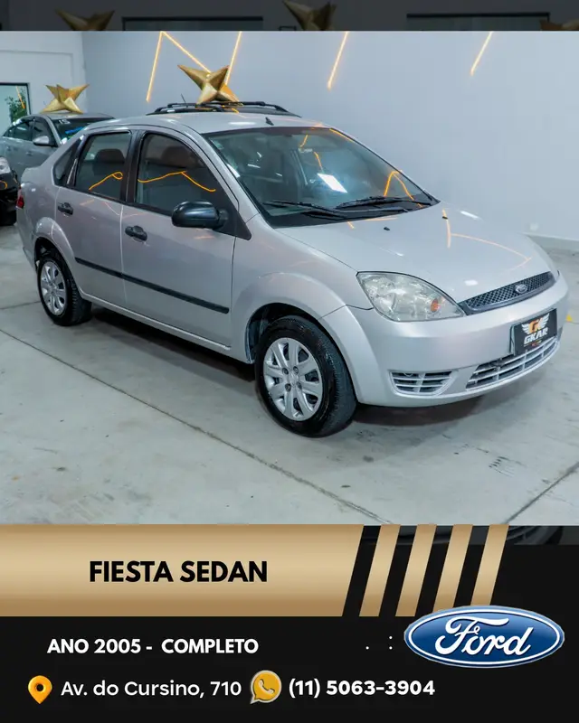 Carro Ford Fiesta Sedan 2005 Personnalité 1.0