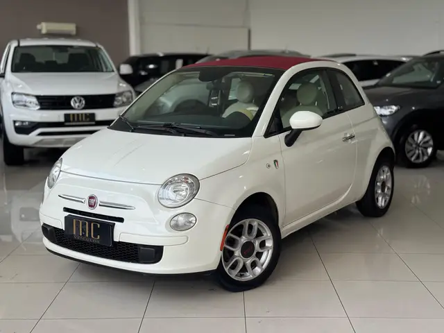 Carro Fiat 500 2014 Cabrio Dualogic 1.4 Evo (Flex)