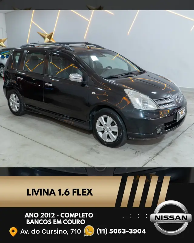 Carro Nissan Livina 2012 S 1.6 16V (flex)