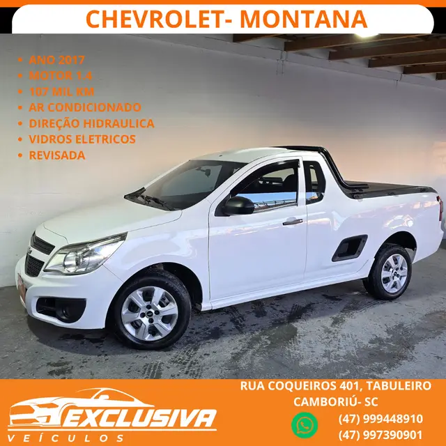 Carro Chevrolet Montana 2017 LS 1.4 (Flex)