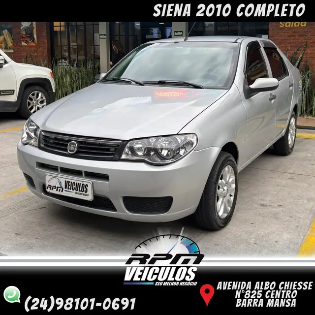 Carro Fiat Siena 2010 Fire 1.0 8V (Flex)