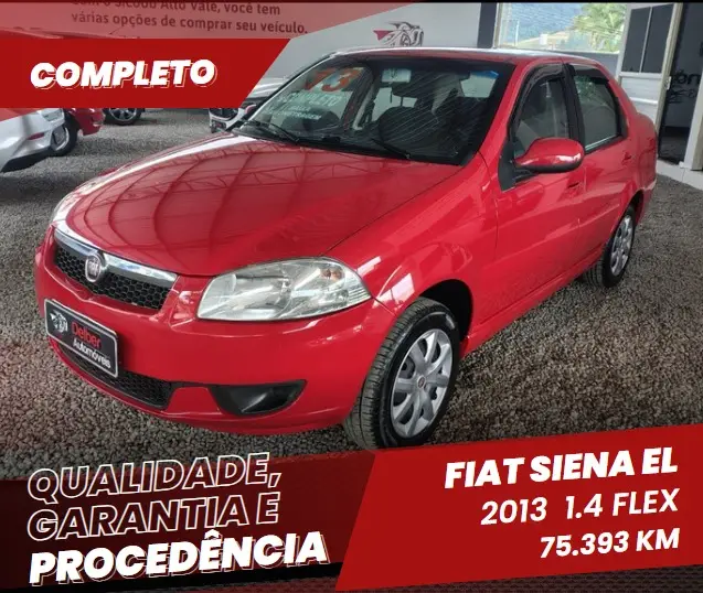 Carro Fiat Siena 2013 EL 1.4 8V (Flex)