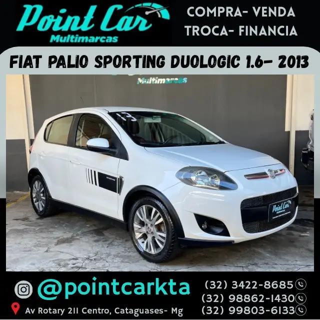 Carro Fiat Palio 2013 Sporting 1.6 16V Dualogic (Flex)