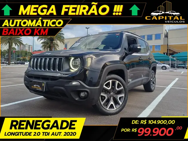 Carro Jeep Renegade 2020 Longitude 2.0 TDI 4x4 (Aut)