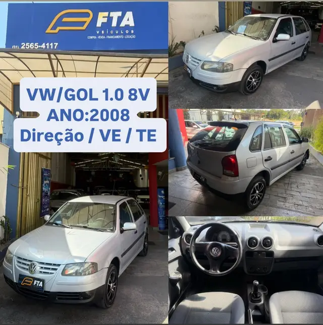 Carro Volkswagen Gol 2008 1.0 (G4) (Flex)