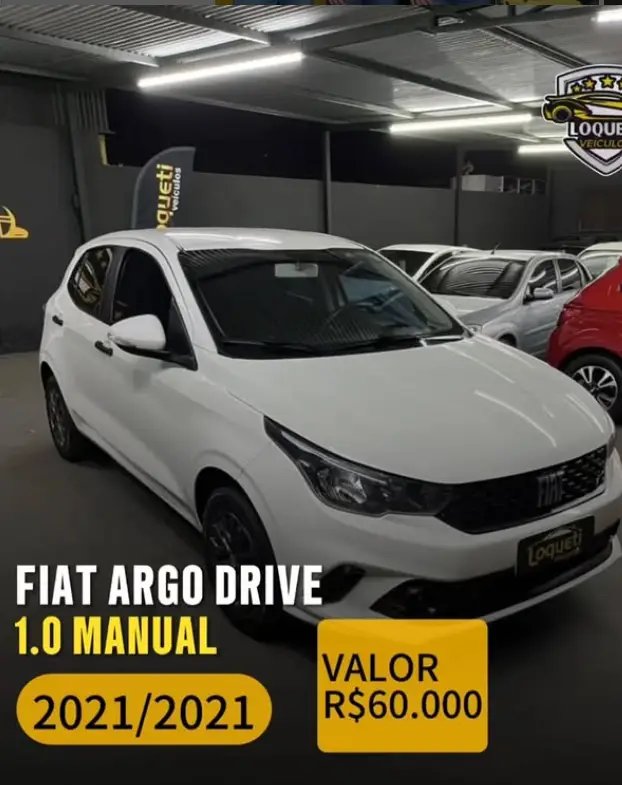 Carro Fiat Argo 2021 1.0 (Flex)