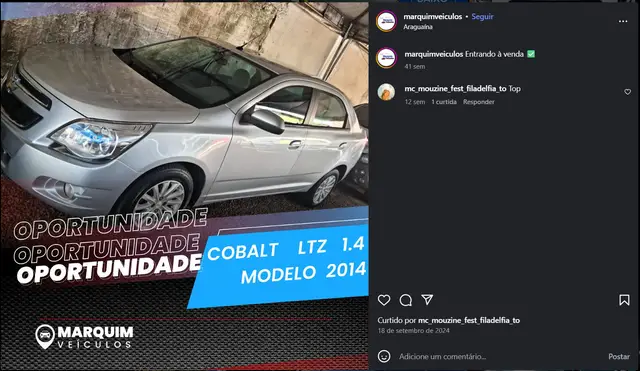 Carro Chevrolet Cobalt 2014 LS 1.4 8V (Flex)
