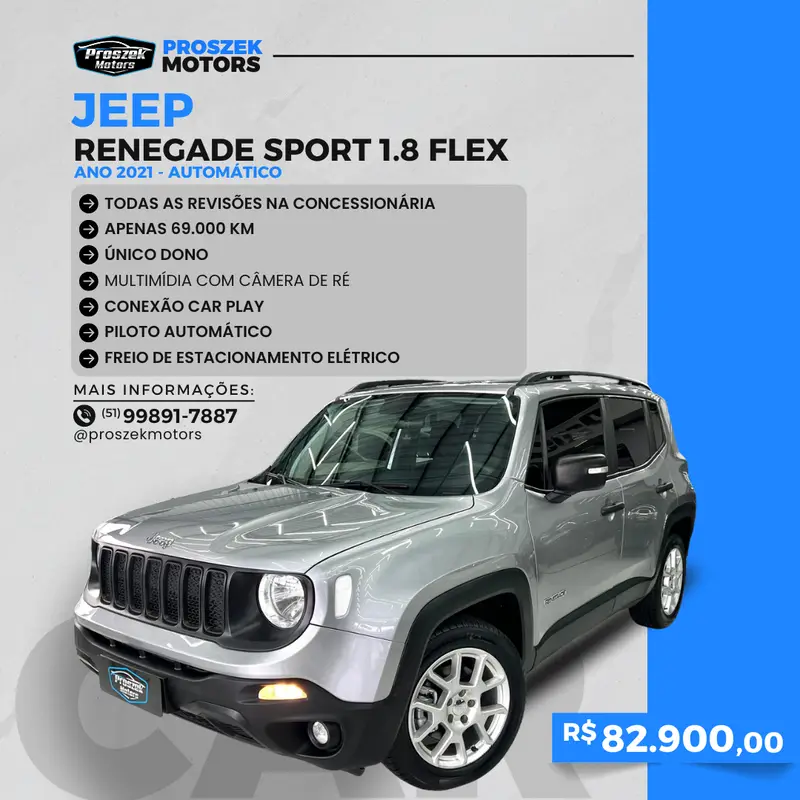 Jeep Renegade Sport 1.8 4x2 (Aut) (Flex)