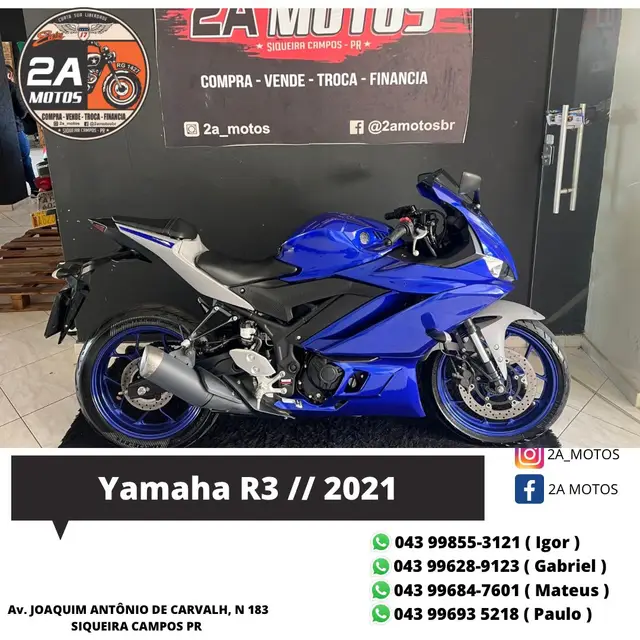 Moto Yamaha YZF R3 2021 (ABS)