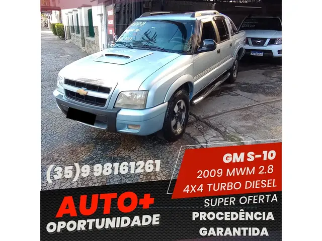 Carro Chevrolet S10 Cabine Dupla 2009 S10 Colina 4x4 2.8 Turbo Electronic (Cab Dupla)