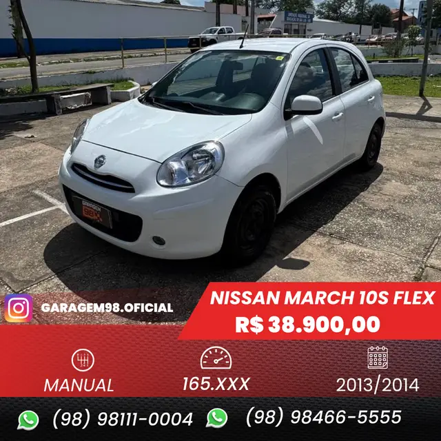 Carro Nissan March 2014 1.0 16V S (Flex)