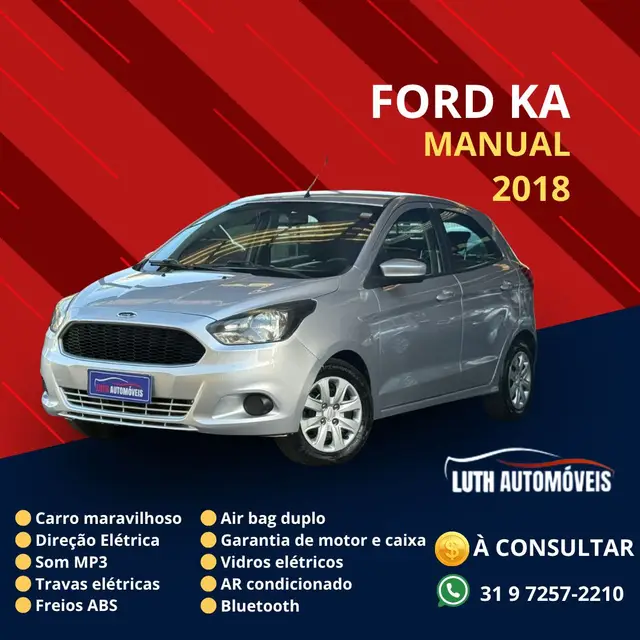 Carro Ford Ka 2018 1.0 SE (Flex)