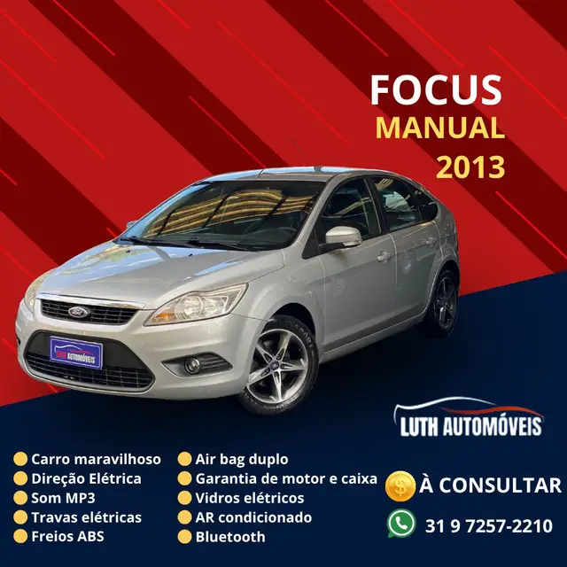 Carro Ford Focus Hatch 2013 GLX 2.0 16V (Flex)