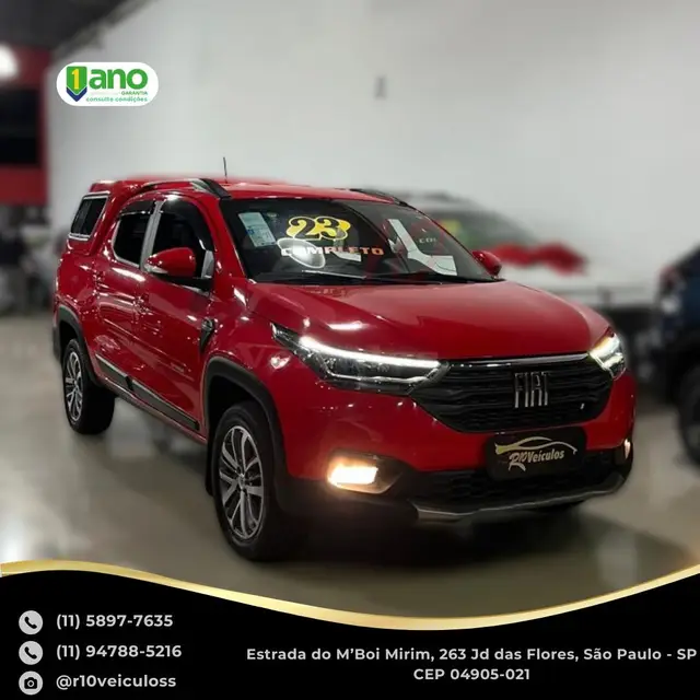 Carro Fiat Strada 2023 Volcano 1.3 CD (Flex)