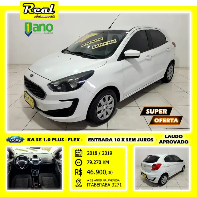 Carro Ford Ka 2019 1.0 SE (Flex)