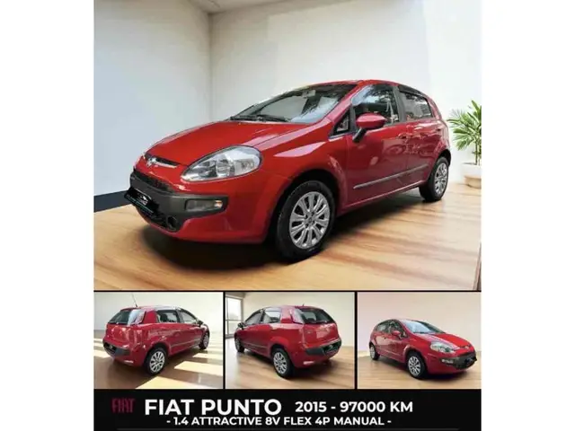 Carro Fiat Punto 2015 Attractive 1.4 (Flex)