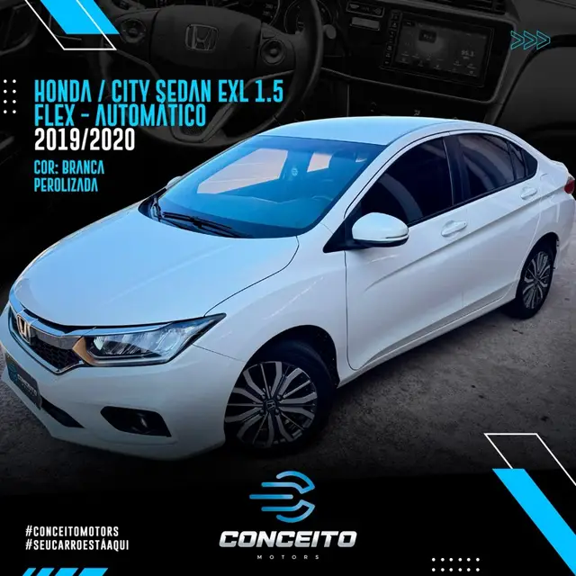 Carro Honda City 2020 EXL 1.5 CVT (Flex)