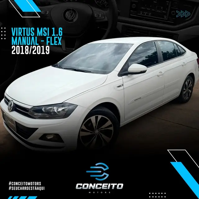 Carro Volkswagen Virtus 2019 1.6 MSI 16V (Flex)