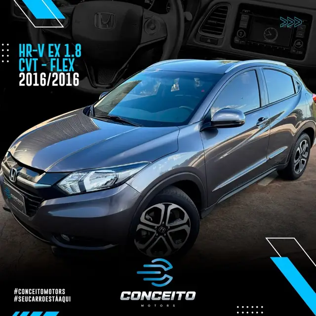Carro Honda HR-V 2016 EX CVT 1.8 I-VTEC FlexOne