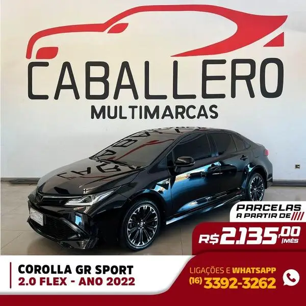 Carro Toyota Corolla 2022 GR-S 2.0 Dynamic Force (Flex) (Aut)